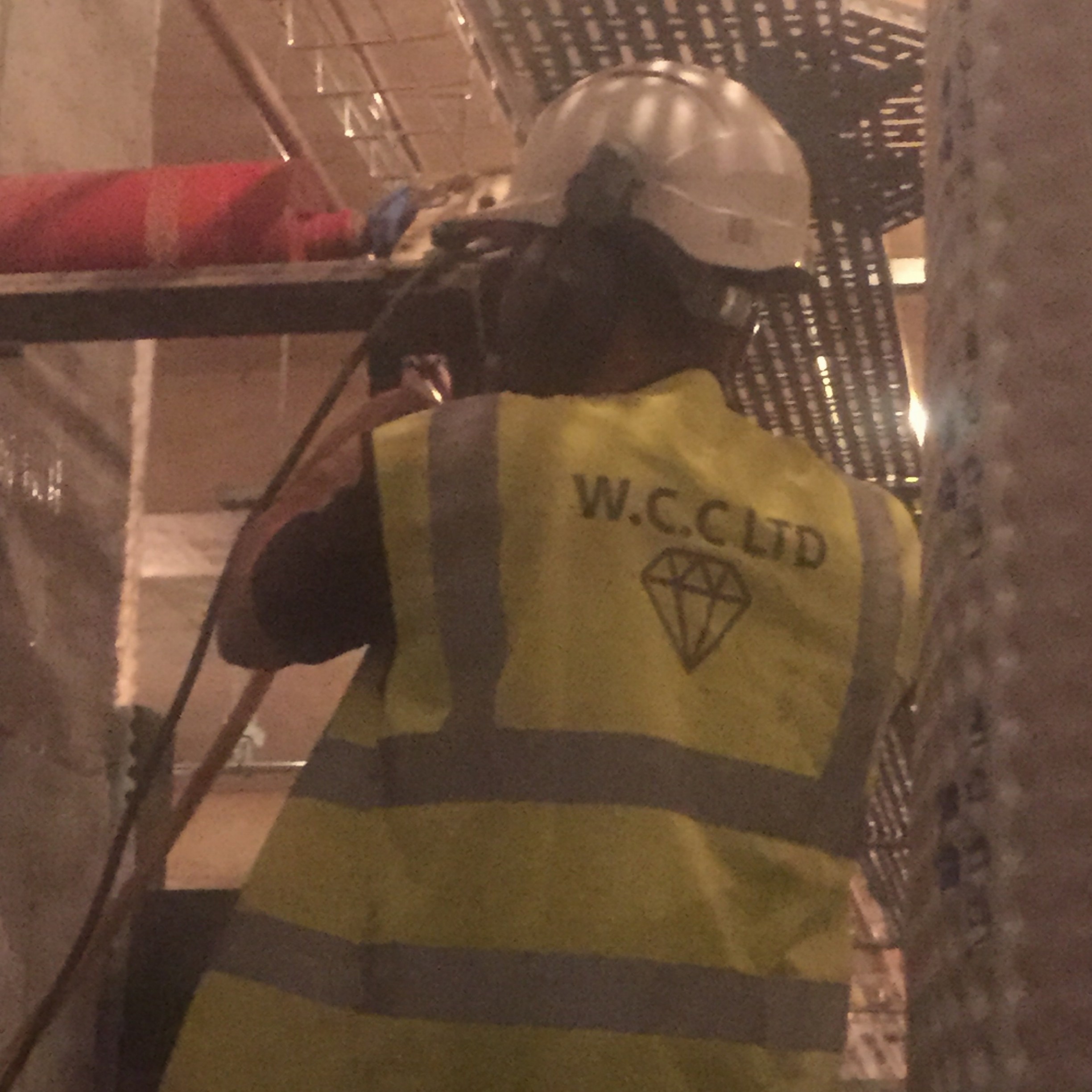 wcc Ltd core drilling services into a wall